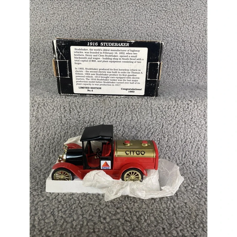 Citgo‎ 1916 Studebaker, 1993 Limited Edition No.4 Coin Bank, New Original Box